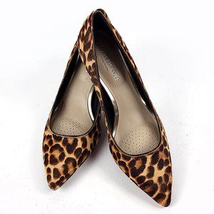 Kenneth Cole‎ New York Morgan Animal Print Pumps with Kitten Heel